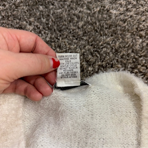 Women’s white rudolph Christmas sweater - Picture 5 of 8